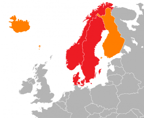 Map of Scandinavia [P] Wikipedia