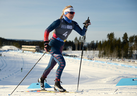 Hannah Halvorsen was 6th in the 1.3k sprint CL at the Winter YOG Lillehammer [P] YIS IOC