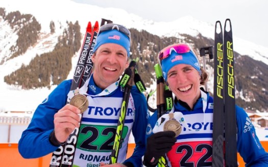 Lowell Bailey and Susan Dunklee win bronze [P] Nordic Focus