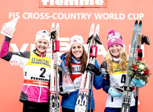 Women's final podium [P] NordicFocus