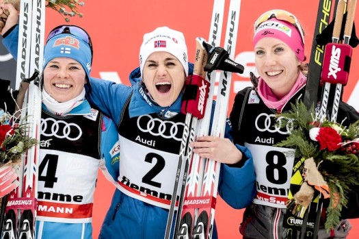 Women's podium [P] NordicFocus