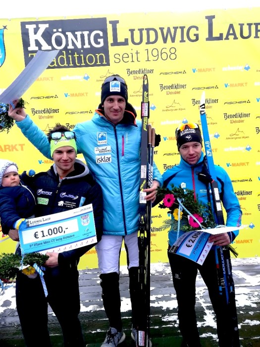 Men's podium at Konig Ludwig Lauf [P] Worldloppet