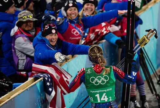 Diggins welcomed with open arms [P] Sarah Brunson/USSA