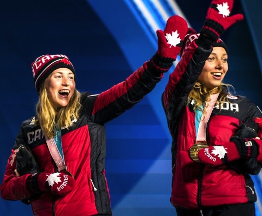 Emily Young and Nathalie Wilkie [P] Canadian Paralympic Committee