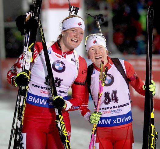Canada’s Beaudry (l) and Lunder [P] Nordic Focus