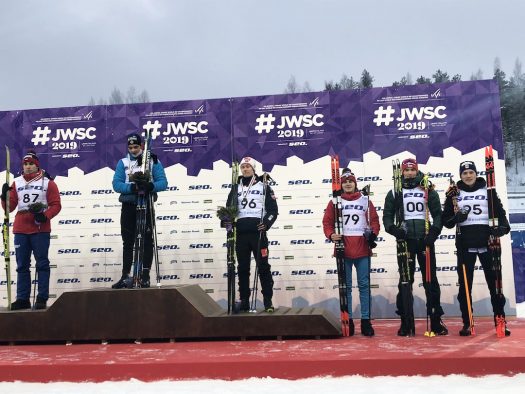 Junior Men’s 10km FR podium [P] USSA