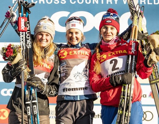 Jessie Diggins 2nd overall in the Sprint competition [P] Nordic Focus