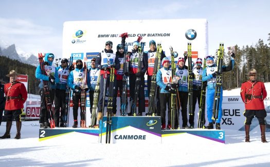 Men’s Relay podium [P] Nordic Focus