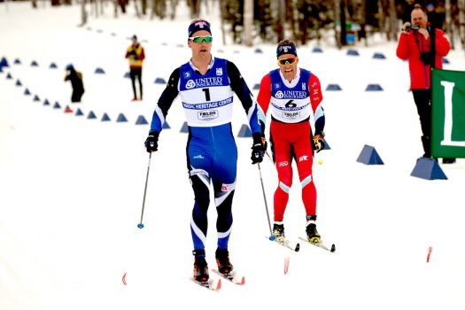 Erik Bjornsen takes the win over Simi Hamilton [P] U.S. Ski & Snowboard – Reese Brown