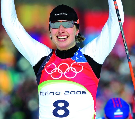 Canadian Chandra Crawford, 22, won gold in the Individual freestyle sprint at the Torino Games in 2006 [P] Heinz Ruckemann