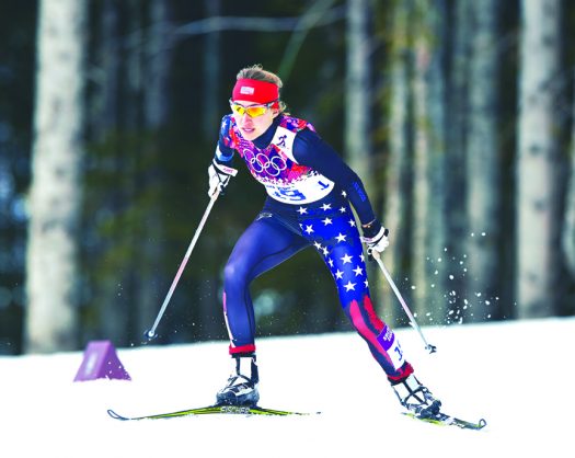 Vermont’s Sophie Caldwell turned heads when she claimed the best all-time U.S. Olympic women’s xc ski result at her 2014 Games debut in Sochi heads with a sixth place in the freestyle Sprint Nordic Focus