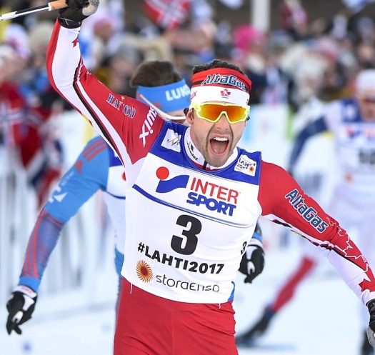 Alex Harvey wins the 50km FR at the Worlds in Lahti [P] Nordic Focus