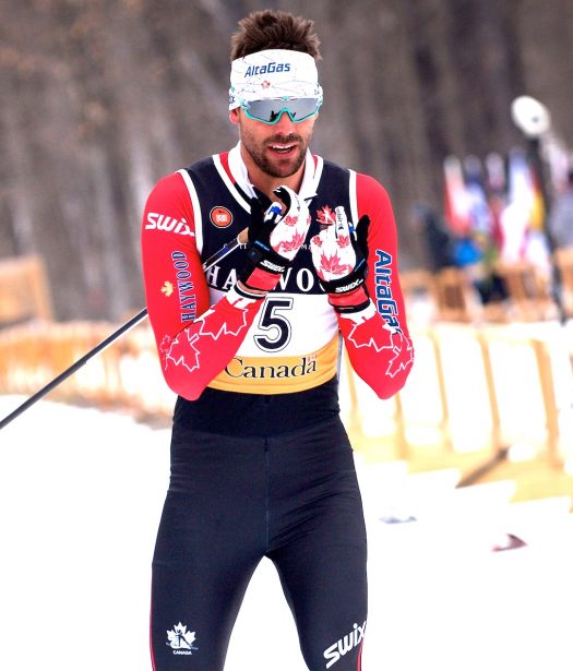 Len Valjas at the finish [P] Rob Smith