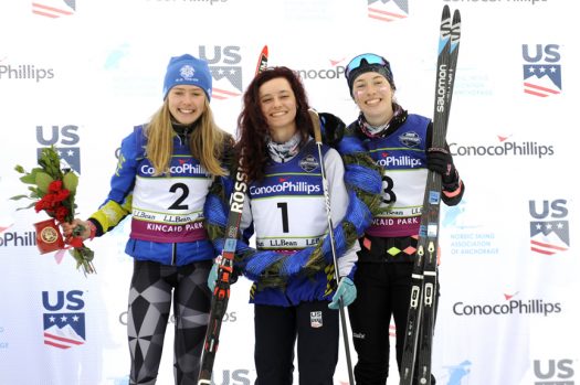U18 Women’s podium (l-r) Nina Seemann 2nd, Kendall Kramer 1st, Libby Tuttle 3rd [P] Michael Dinneen