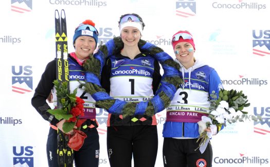U20 Women’s podium (l-r) Mara McCollor 2nd, Lucinda Anderson 1st, Sophia Laukli 3rd [P] Michael Dinneen
