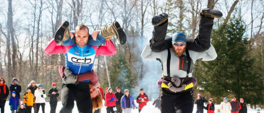 World Snowshoe Wife Carrying Championships [P] Sunday River Resort
