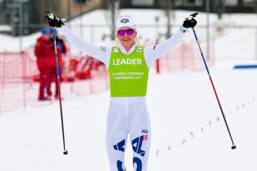 Tara winning in Rena, Norway [P] Romina Eggert /USA Nordic