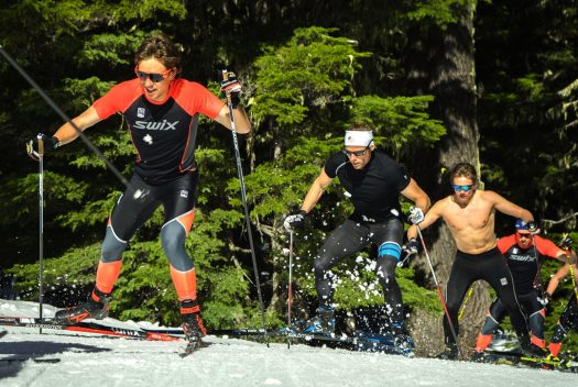 Scott Patterson and Simi Hamilton [P] U.S. Ski & Snowboard – Matt Whitcomb