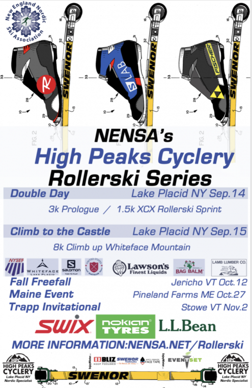 High Peaks Cyclery 2019 Rollerski Series
