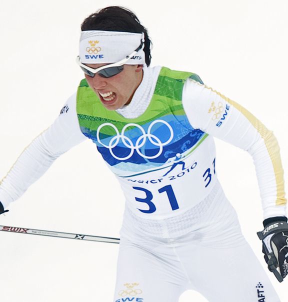 Charlotte Kalla (Swe) at the Vancouver...