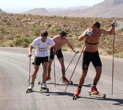 Northug, Hellner and little brother Thomas...