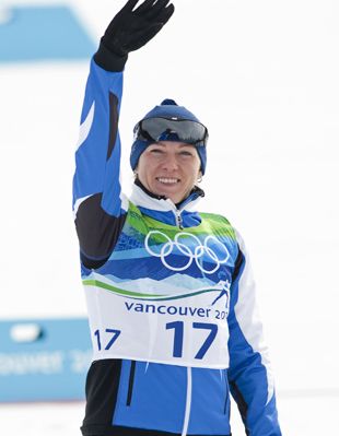 Kristina Smigun-Vähi at the Vancouver 2010...