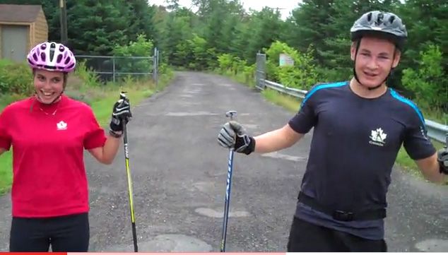 Camille Pépin (l) and Knute Johnsgaard… [P] CNPEH