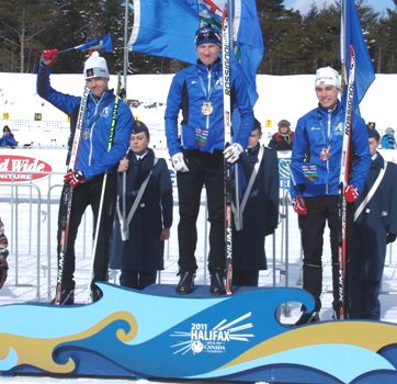 Biathlon men’s podium. [P] Canada Winter...