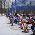 Vasaloppet racers poised to start. [P] Vasaloppet USA