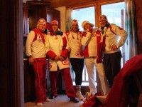 The Men’s XC Ski Team at the 2006 Turin Olympics. [P] Drew Goldsack