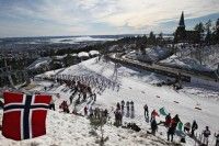 Action at the Holmenkollen. [P] One Way