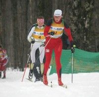 Utah’s Maria Graefnings leading Hajkova. [P] Herb Swanson