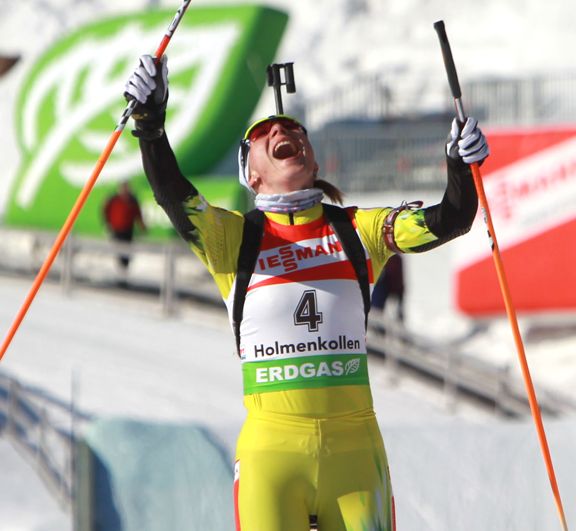 IBU world cup biathlon, pursuit women,...