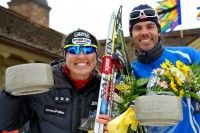 Brooks (l) and Flora – overall SuperTour champs. [P] Nils Ribi