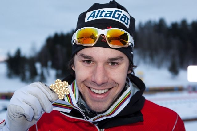 Alex Harvey with his U23 Worlds...