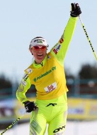 Petra Majdic (SLO) wins Tour de Barents 2011. [P] Nordic Focus