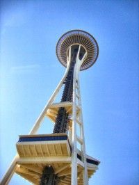 The 520 foot elevator ride up was kind of like an amusement park ride. [P] Jessie Diggins