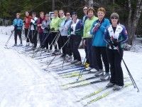 Happy Menihek Nordic Ski Club Moms. [P] Louise Manstan