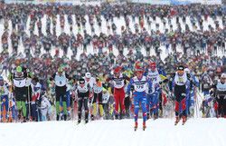 The elite group leads 18,000 competitors...