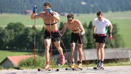 Dario Cologna, Curdin Perl and Toni...