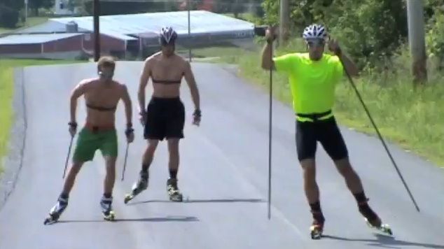 Newell and crew train in VT.