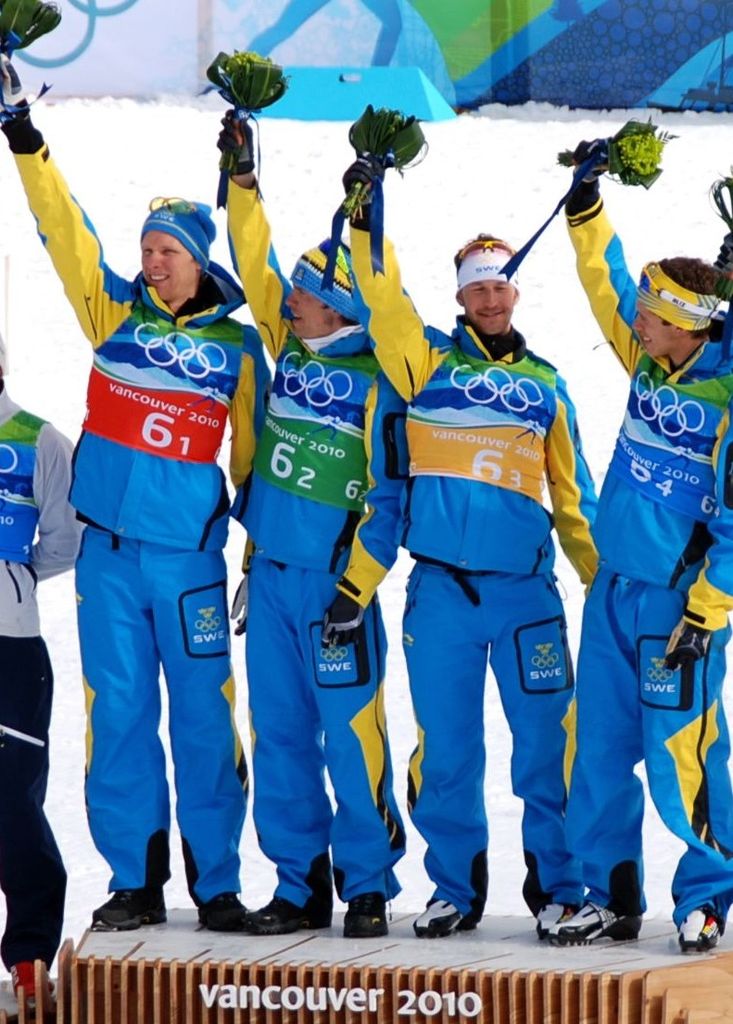 Swedish Mens Olympic Relay...