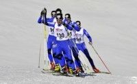 The Czech Ski Team trains on the Dachstein Glacier. [P] Czech Ski Team