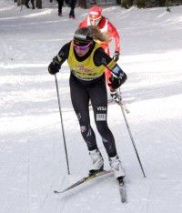 I got to ski part of the race with teammate Carolyn Ocariz [P] Ian Harvey photo