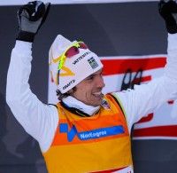 Olsson celebrates his win…[P] Nordic Focus