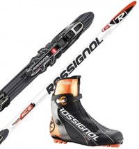 Rossignol Xium WCS2 skis and boots, Xcelerator skate bindings (value $1,195)