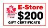 6th Prize – Cross Country Canada e-Store Gift Certificate