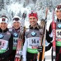 Team Canada (l-r) Imrie, Kocher, Le Guellec, Green [P] Manzoni/Nordic Focus