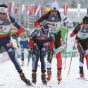 Team USA (l-r) Burke, Cook (USA) and Green, Kocher (CAN) [P] US Biathlon/NordicFocus