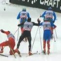 Northug recovering as Cologna avoids going down.
